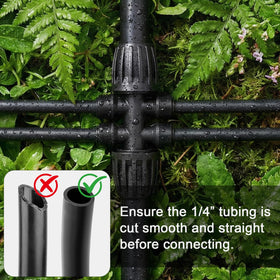 Anwenk leak-free connection detail preventing drips during irrigation.