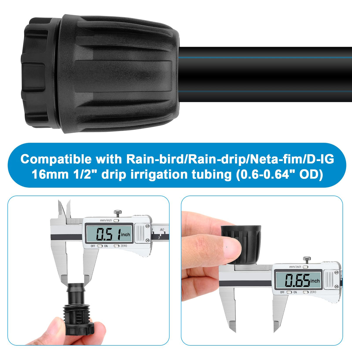 Anwenk twist-lock end cap adds extra security for reliable tubing connections