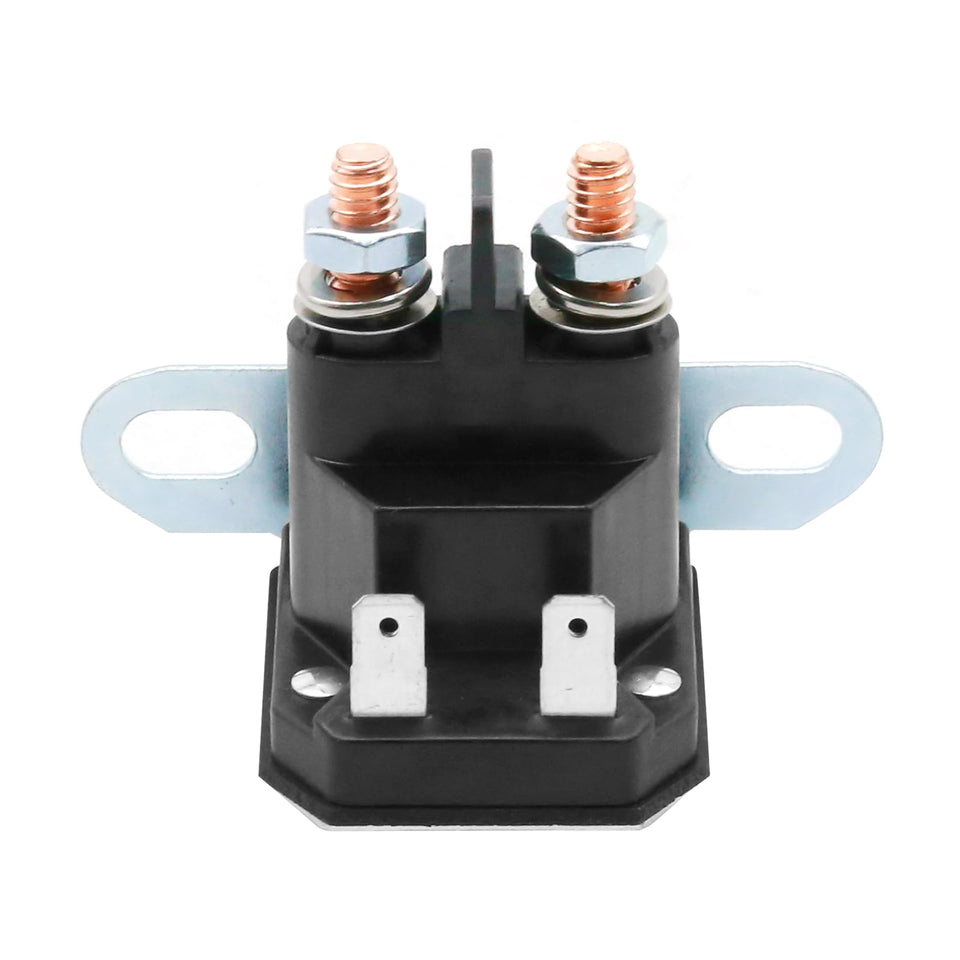 Anxingo AUC15932 starter solenoid product shot highlights durable metal construction for long life.