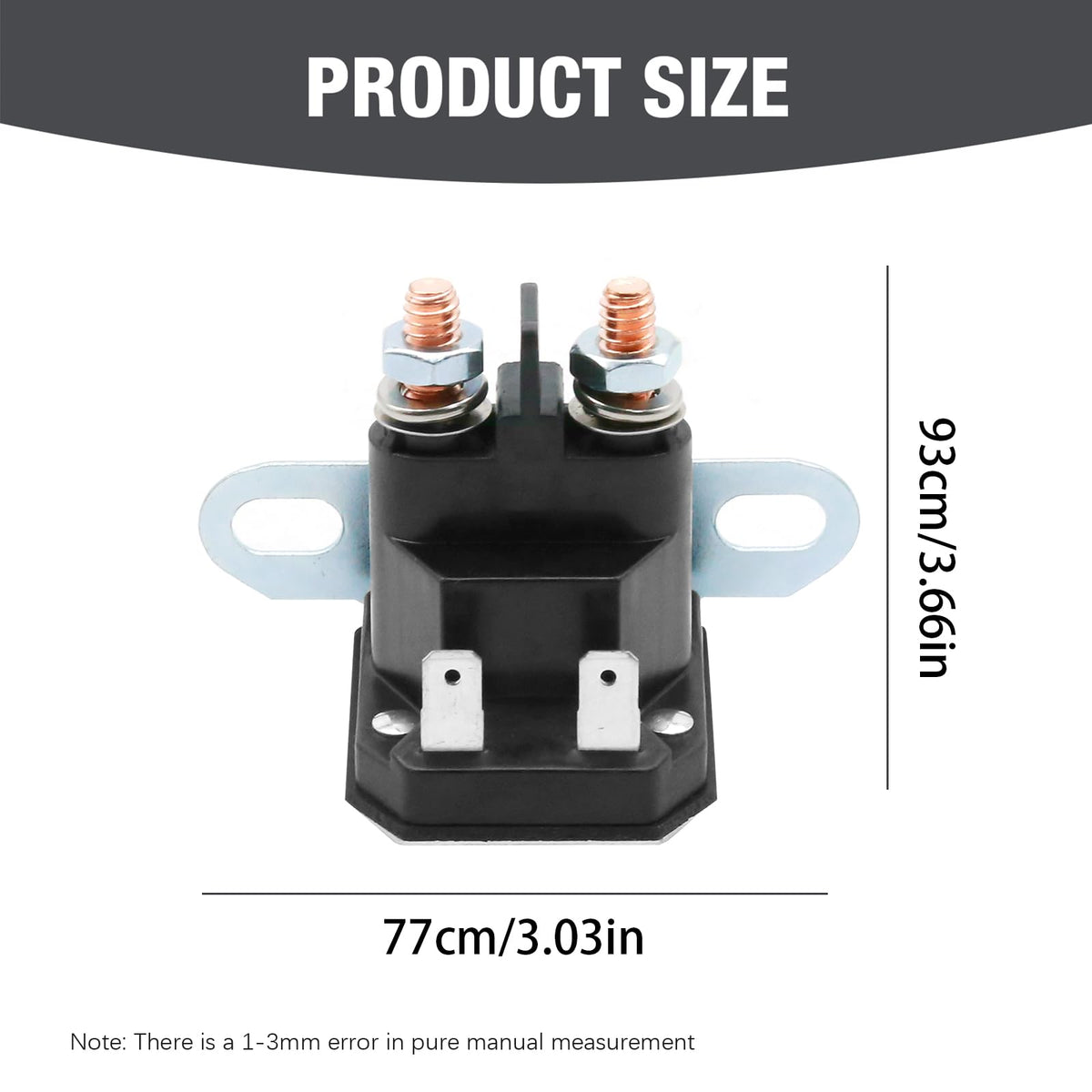 Anxingo AUC15932 starter solenoid terminal-detail image shows reliable connections for steady starts.