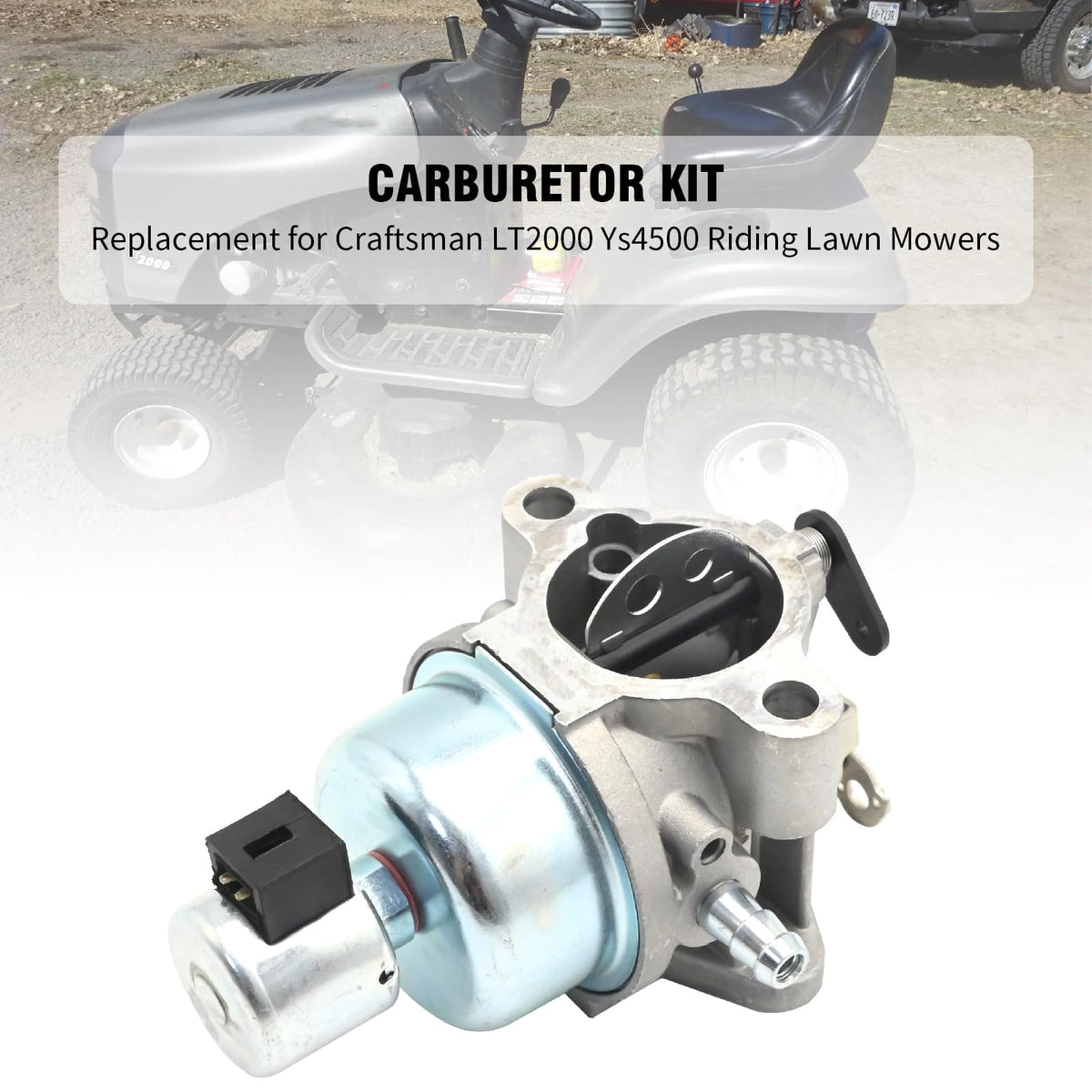 Anxingo carburetor kit with parts included for easy replacement