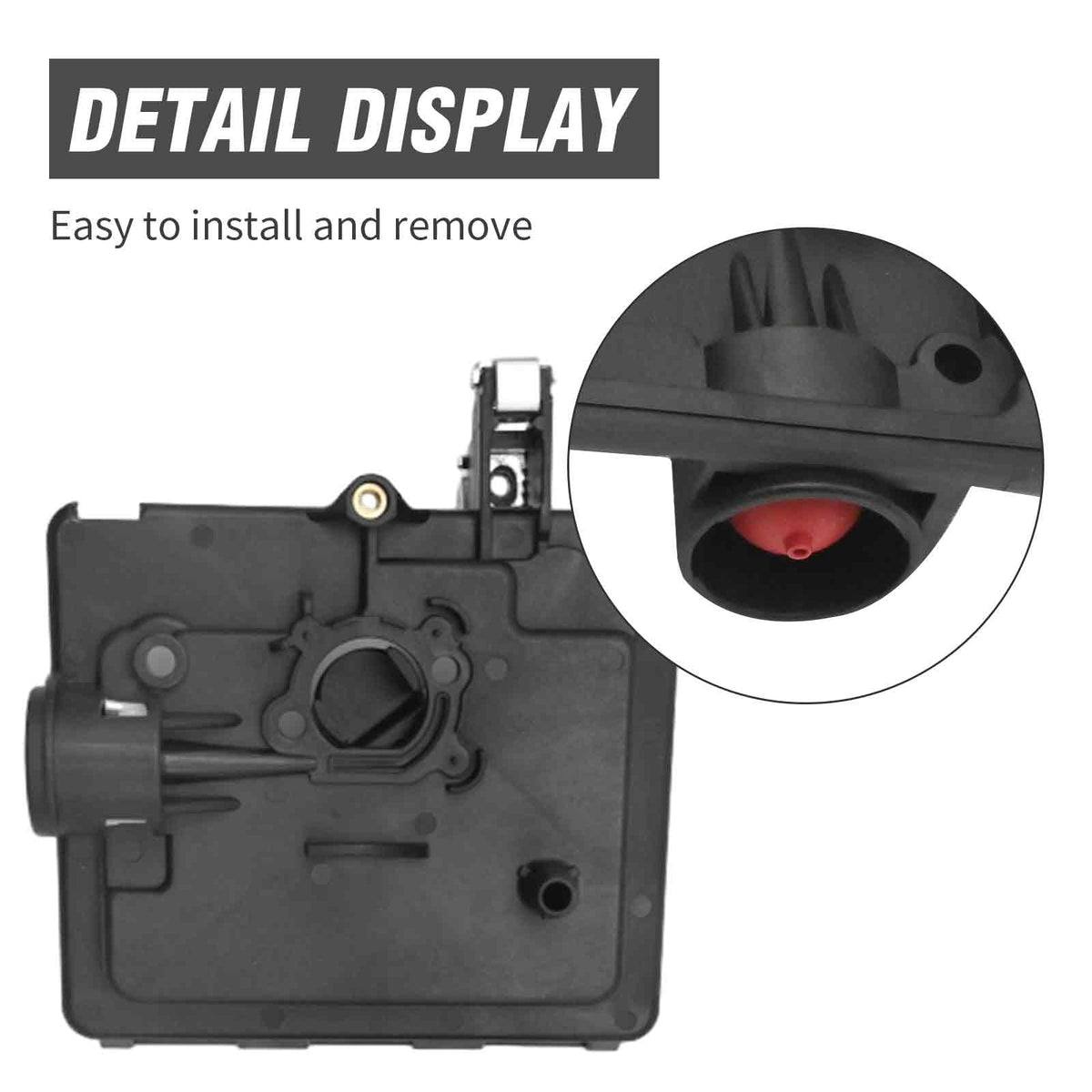 Anxingo engine air-cleaner base installation shows simple replacement.