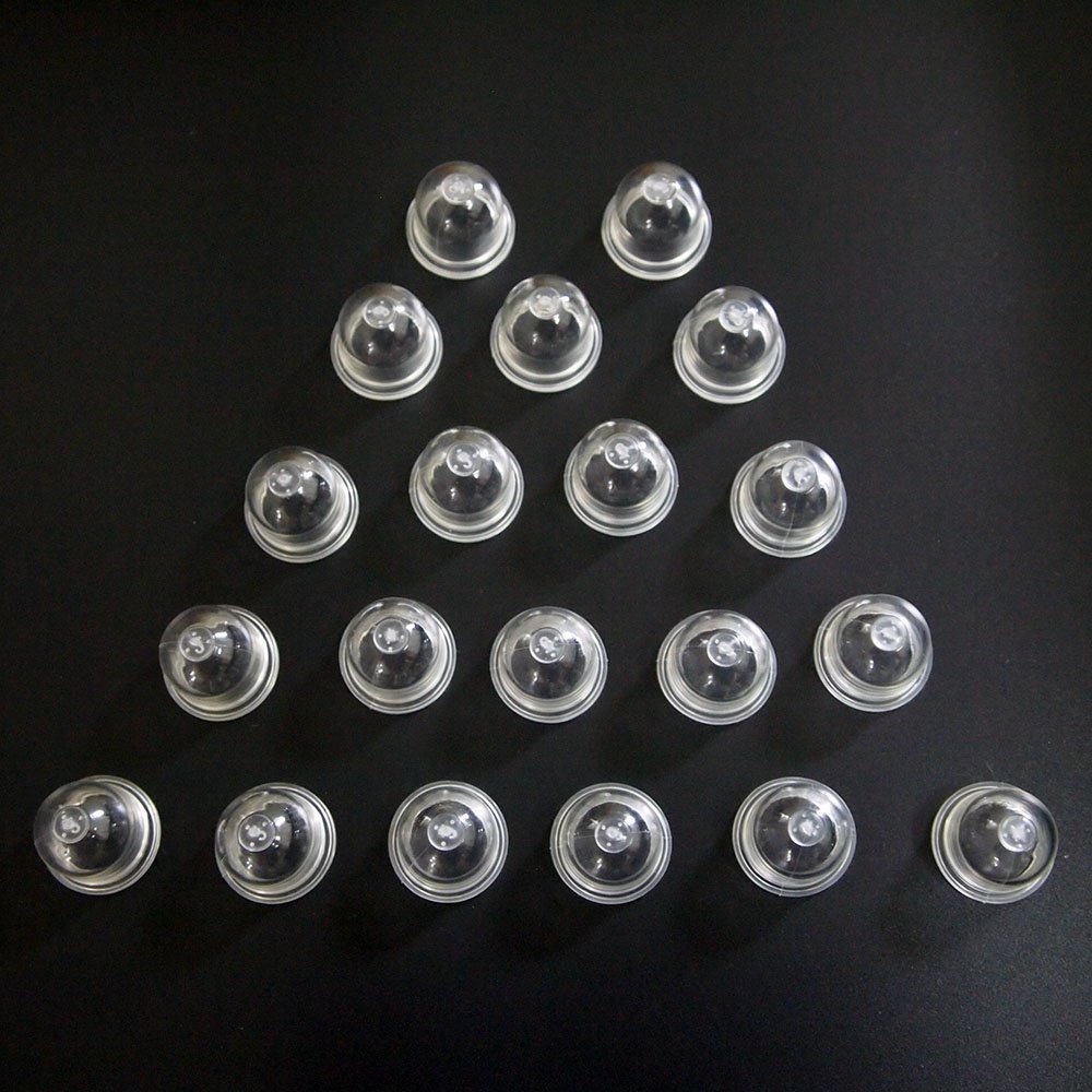 Anxingo primer bulbs material is clear plastic and robust