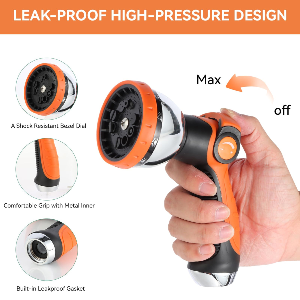 AnyEasy leak-proof high-pressure design ensures reliable performance.
