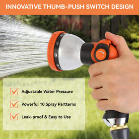 AnyEasy wide-application nozzle suitable for pets, gardens, cars, and cleaning.