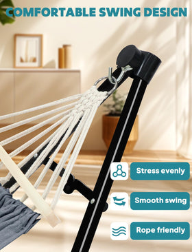 ANYOO adjustable hanging hooks let you tailor seat height.