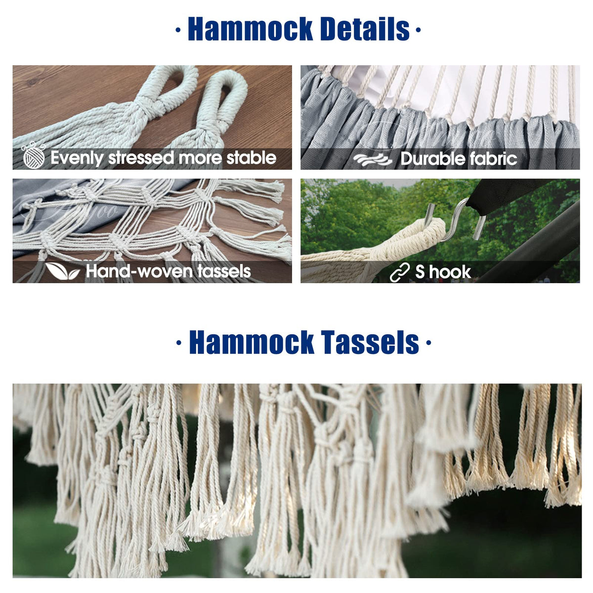 Anyoo Portable hammock in compact travel bag for on-the-go comfort.