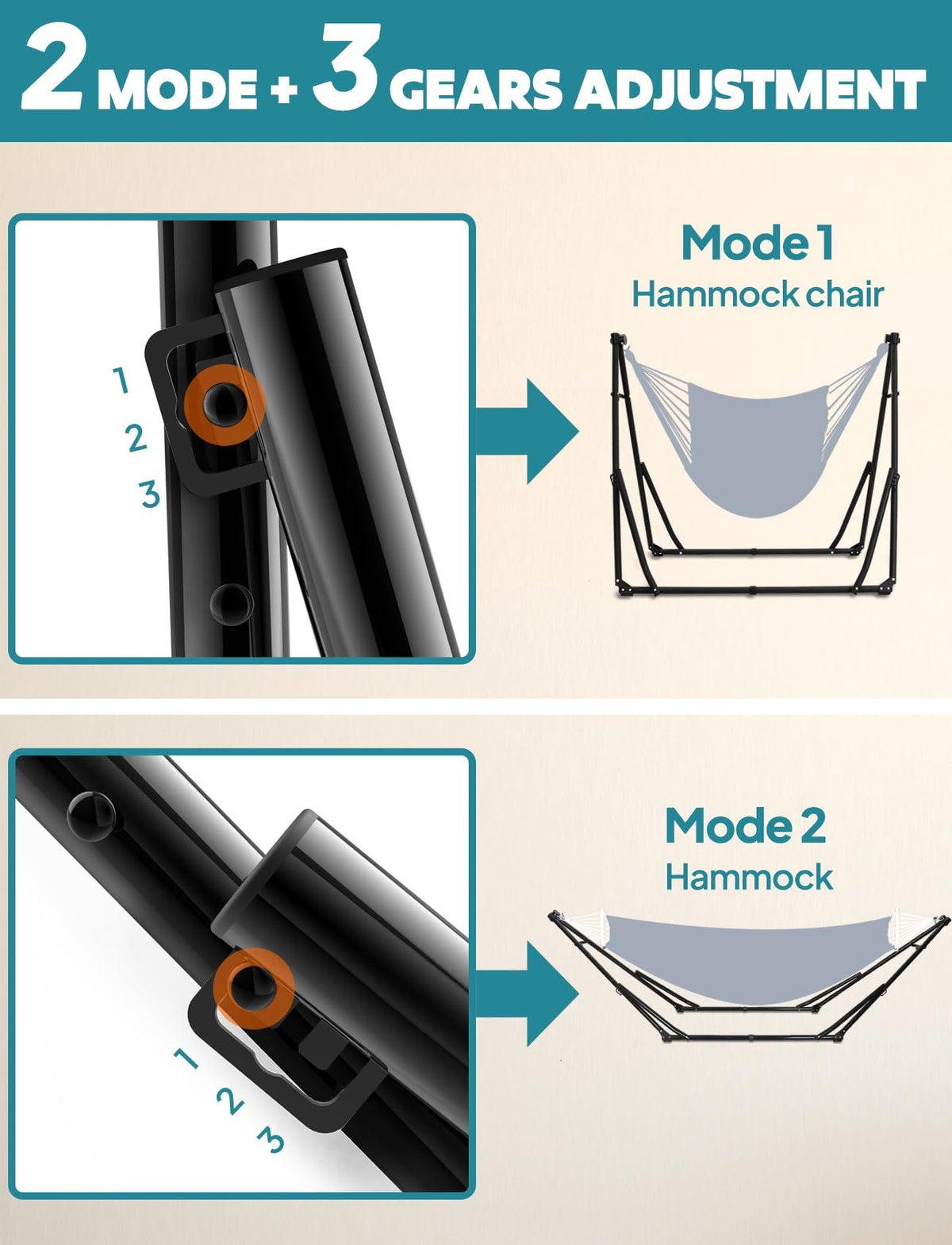 ANYOO tool-free assembly allows quick setup without tools.