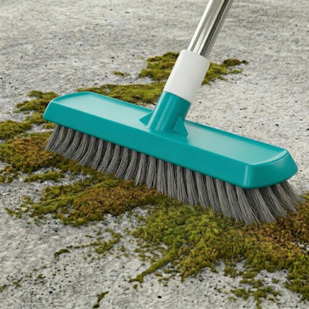 ANYZONE floor scrub brush clears moss and dust from outdoor surfaces