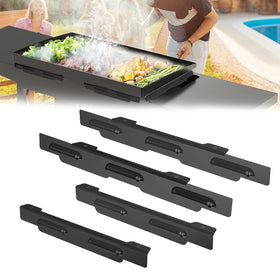 Aoanoko Magnetic Wind Screen front view for Blackstone 28-inch griddle, enhances wind protection.