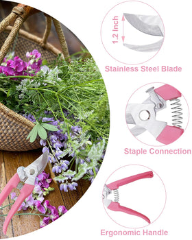 AOBYMIN pruning shears safety lock secured for safe storage.