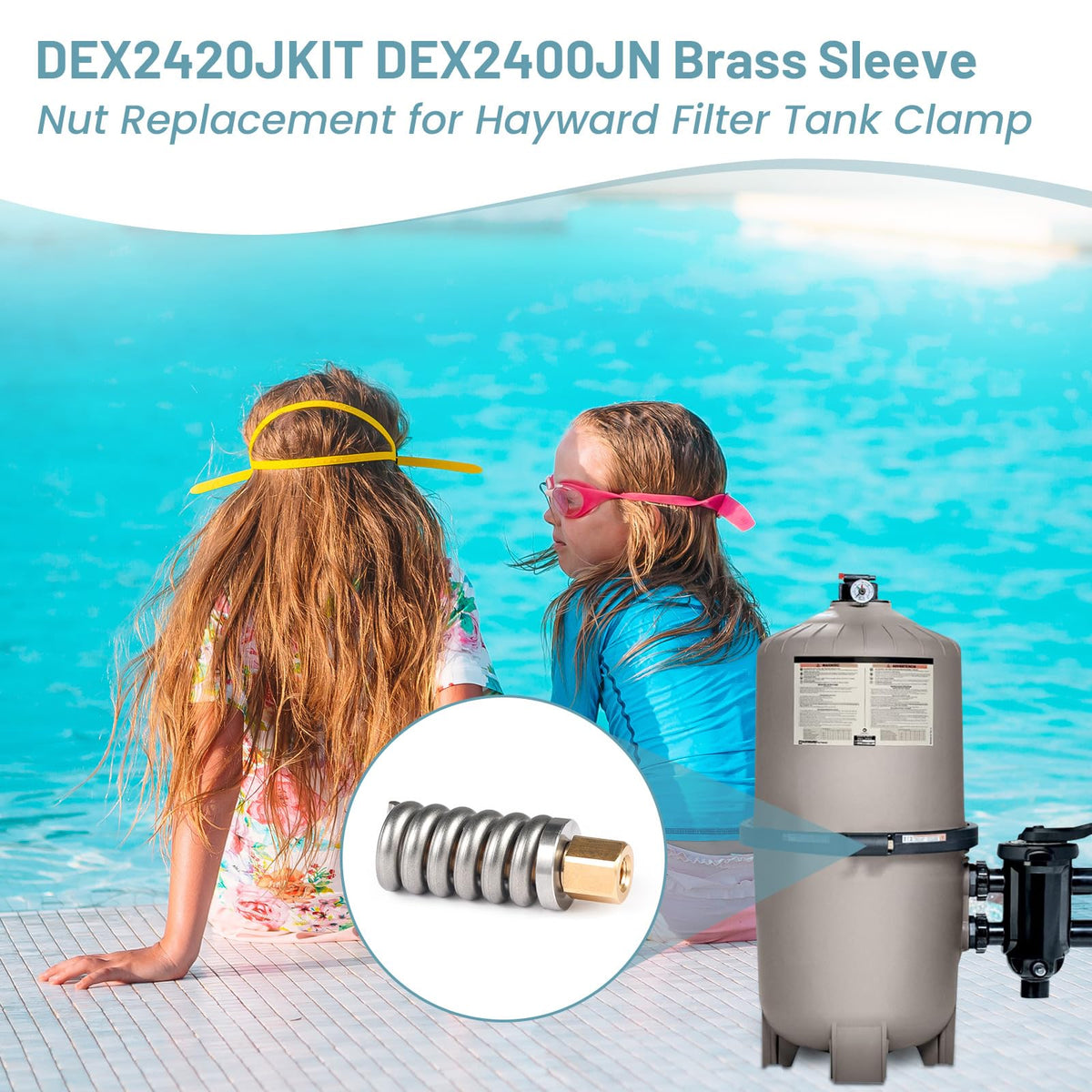Aocies Hayward replacement parts for filter tank clamp enhance maintenance reliability.