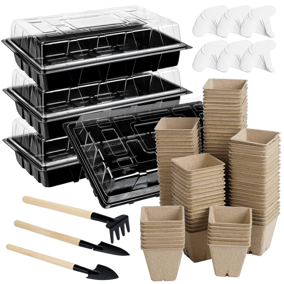 Aodaer seed-starter-tray ideal for indoor germination and organized seed setup.