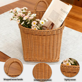 Aodse tight-weave rattan detail shows durability and premium craft for everyday use.