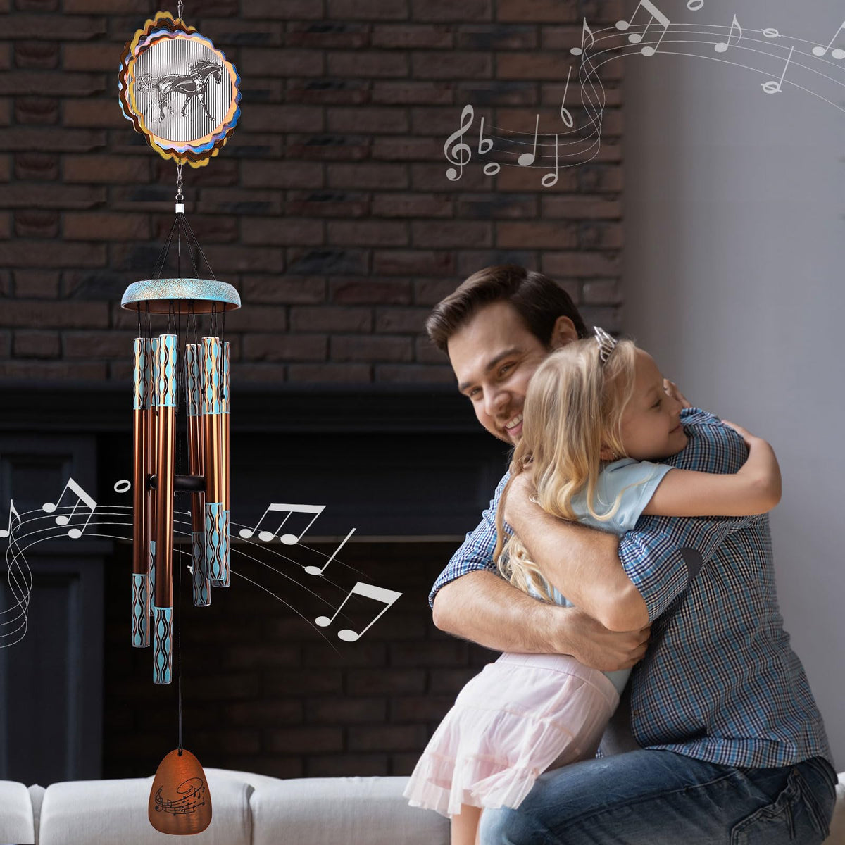 Aoedelyart weather-resistant wind chimes for lasting outdoor beauty