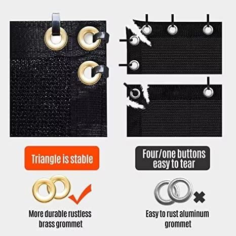 AofeiGa breathable fence panel blocks UV while allowing airflow