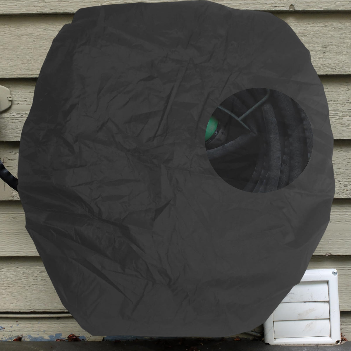 Aogigigio hose cover shows silver-coated inside for extra moisture protection.