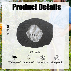 Aogigigio hose cover shields the reel from water and dust in all weather.