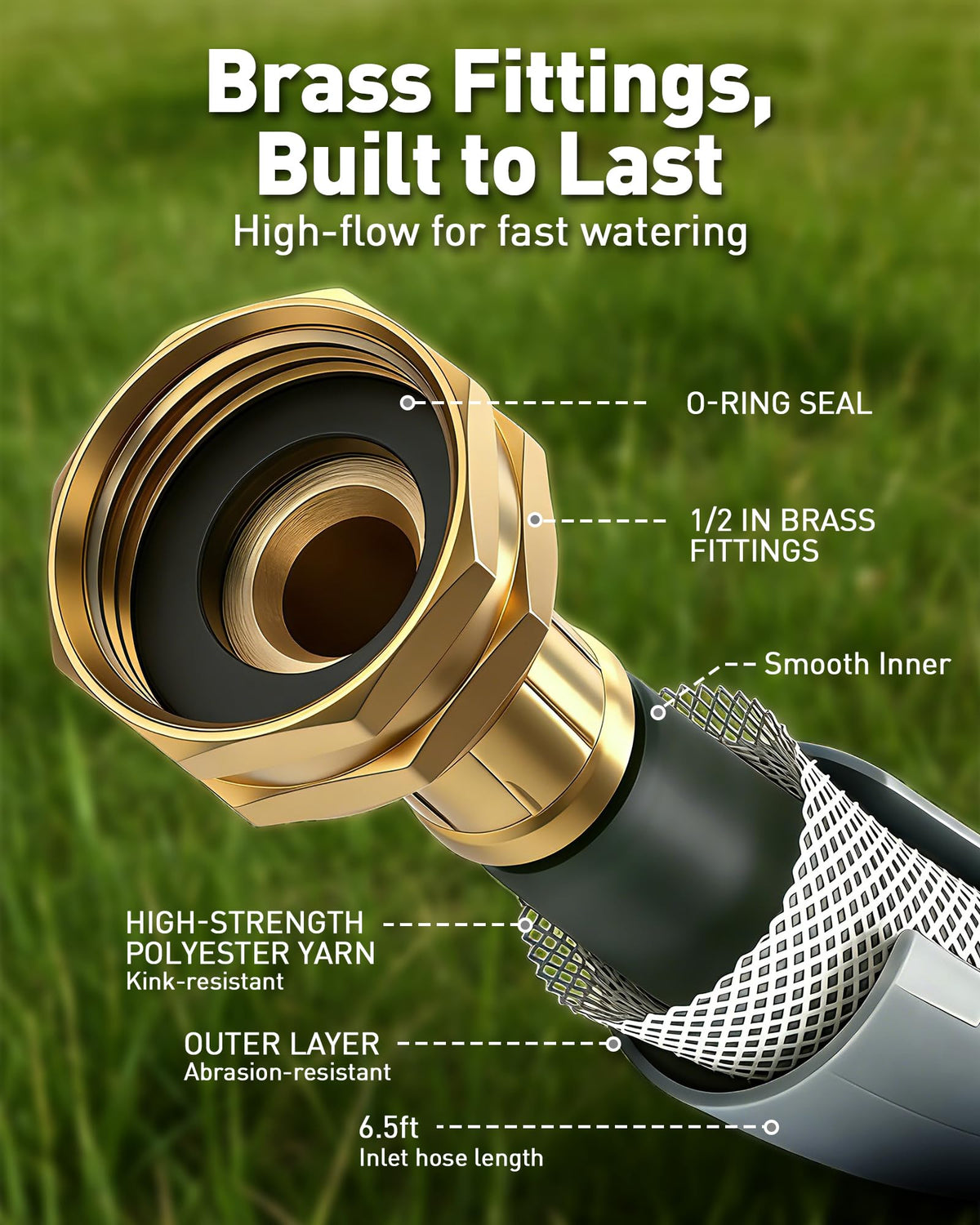 AOGOW drain outlet feature helps water drain during washing tasks.