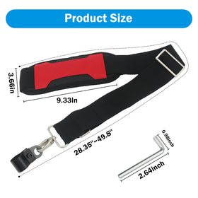 Aoheke strap designed for EGO Power+ compatibility offers secure fit and reduced fatigue.