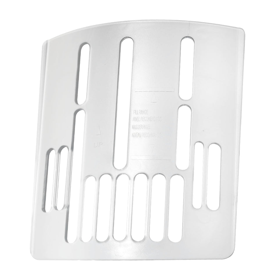 Aoheke spa waterfall grate with 15 openings for precise flow control.