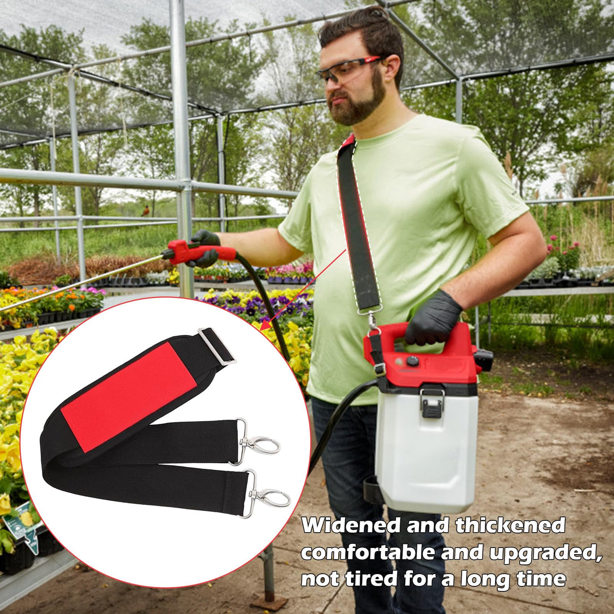 Aoheke strap offers adjustable length to fit varied body shapes for personalized comfort.