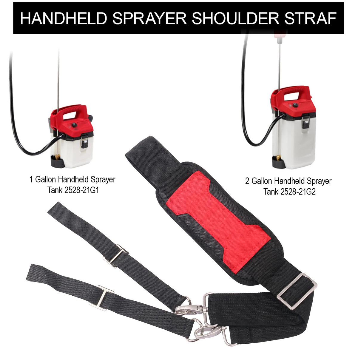 One-touch carry makes it easy to transport your sprayer on demand.