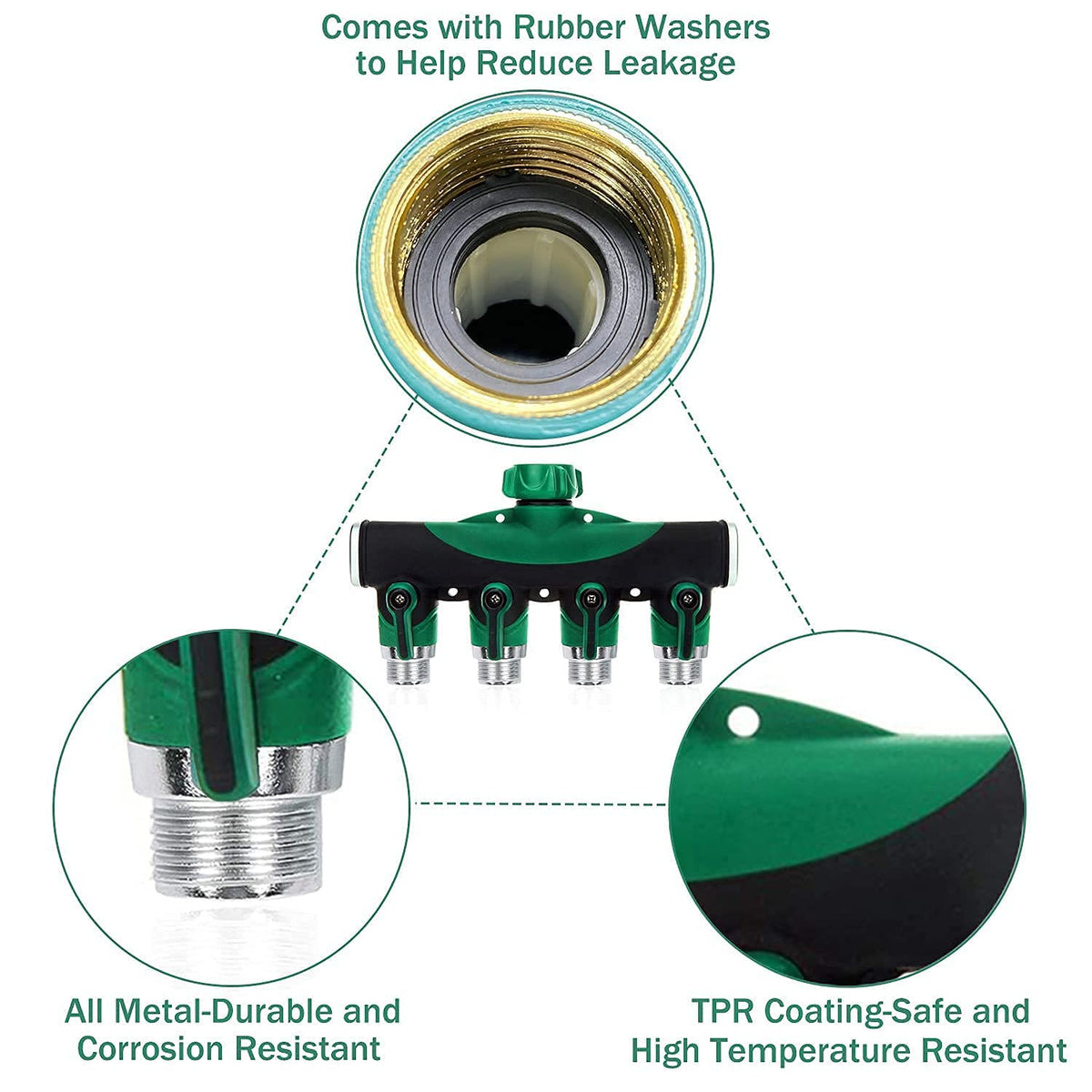 AOHSHKV heavy-duty metal body close-up highlighting long-lasting outdoor performance