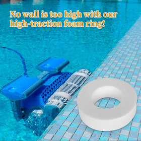 AOIT foam rings side view shows durable construction against pool chemicals.