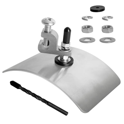 AOIT pool bonding kit plate on skimmer for steady electrical contact