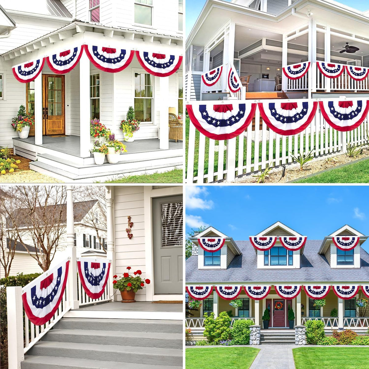 Aokansha patriotic 2x4ft banners ideal for Memorial Day and Independence Day
