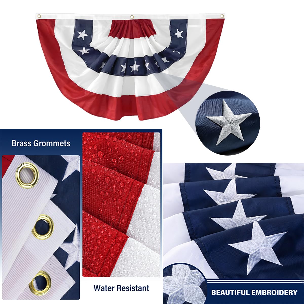 Aokansha flag set includes 5 banners for easy replacement
