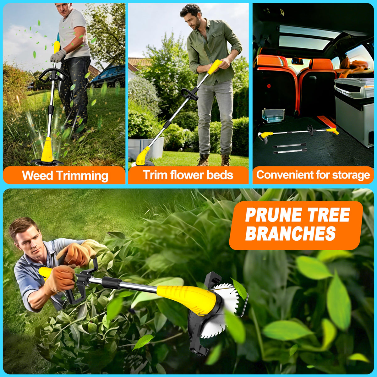 Aokia adjustable pole extended to 65 inches for reach on slopes.
