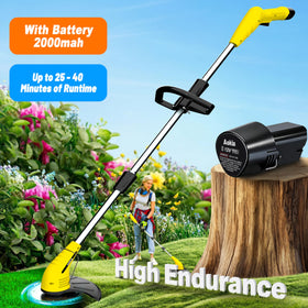 Aokia lightweight weed wacker at 3.72 lbs reduces fatigue.