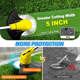 Aokia no gas, no wires design for cleaner, quiet mowing.