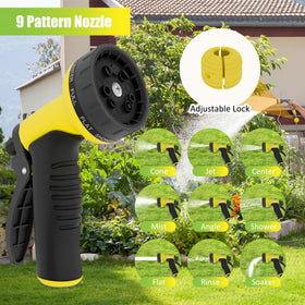 Aokia 100 ft hose in outdoor use for gardens, patios, and car washing