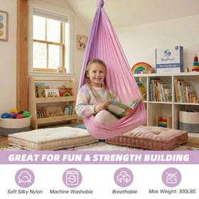Aokitec Sensory Swing blue ombre designed for focused downtime and relaxation