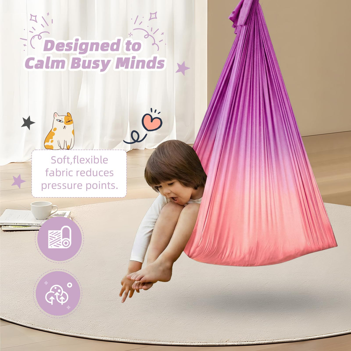 Aokitec Sensory Swing mounting kit ready for secure installation