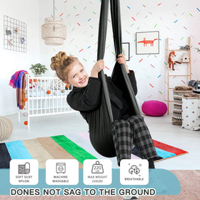 Aokitec swing with adjustable daisy chain height for easy hanging