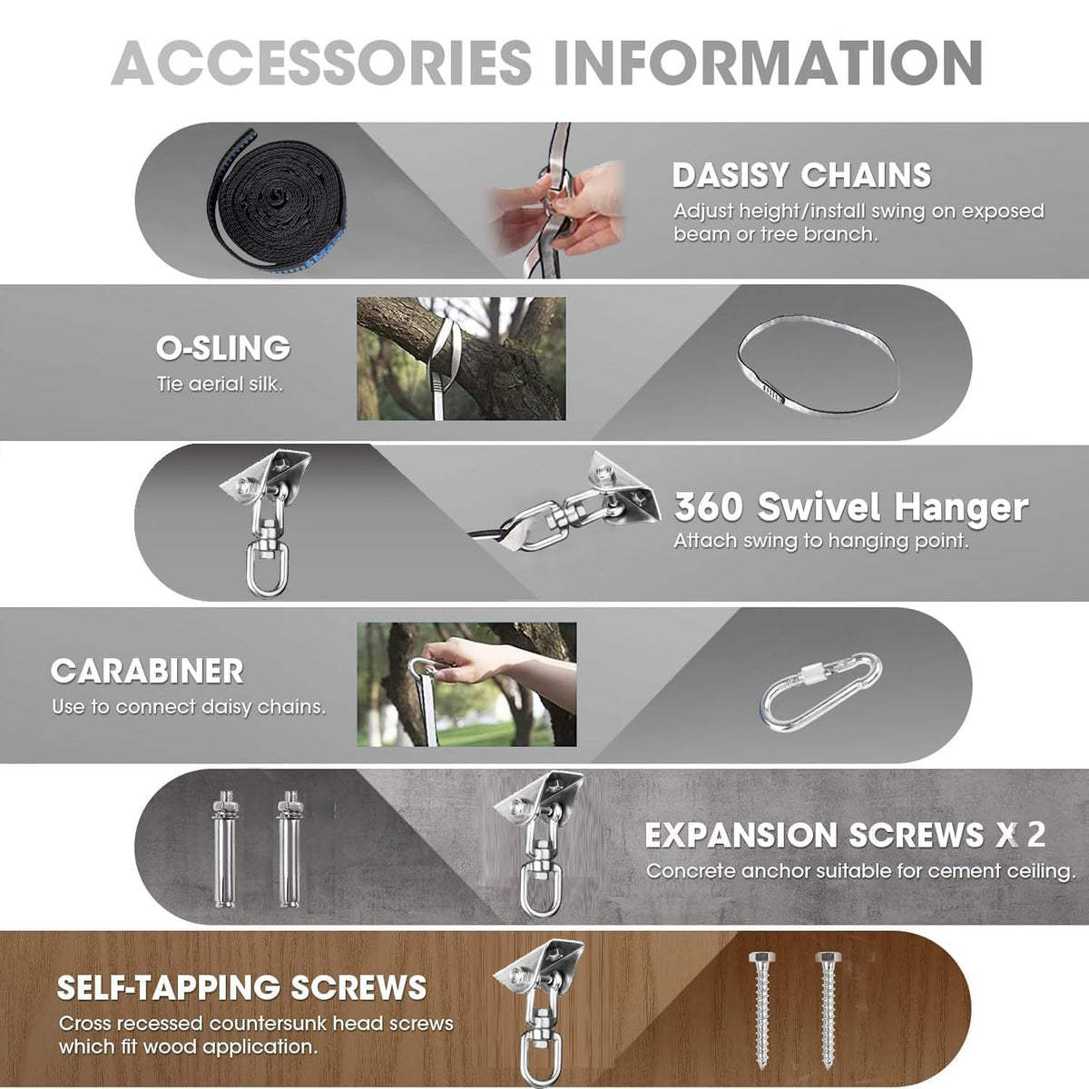 Includes safety carabiner and twist-lock for secure use.
