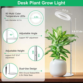 Aokrean grow light with auto timer for hands-free scheduling.