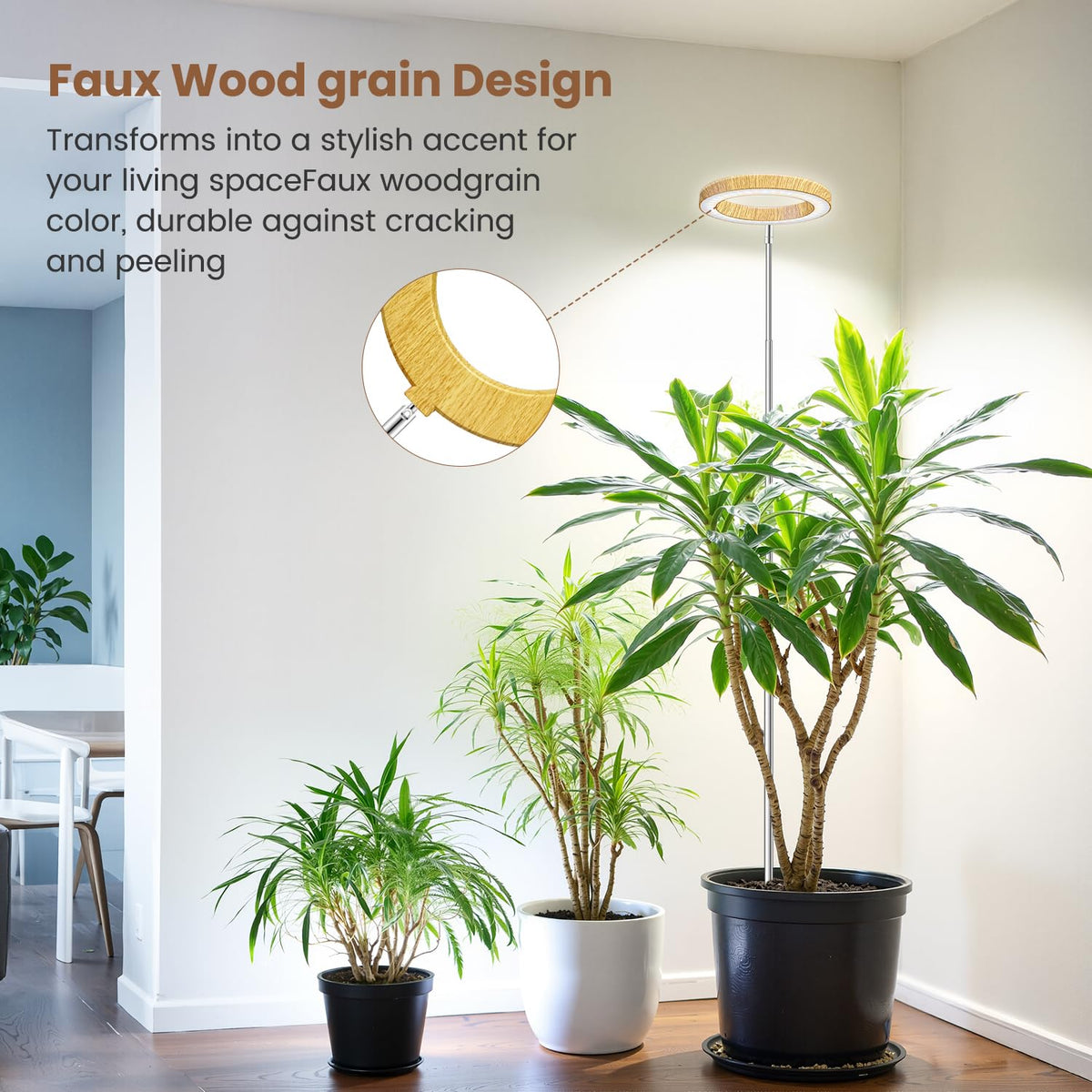 Aokrean LED panel with 80 diodes delivers brighter coverage for thriving seedlings.