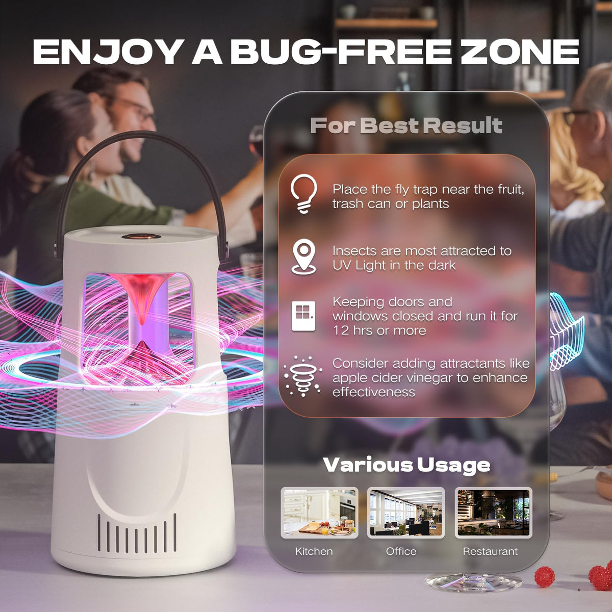 AOKUSOL Elegant home-trap design blends with décor while reducing pests.