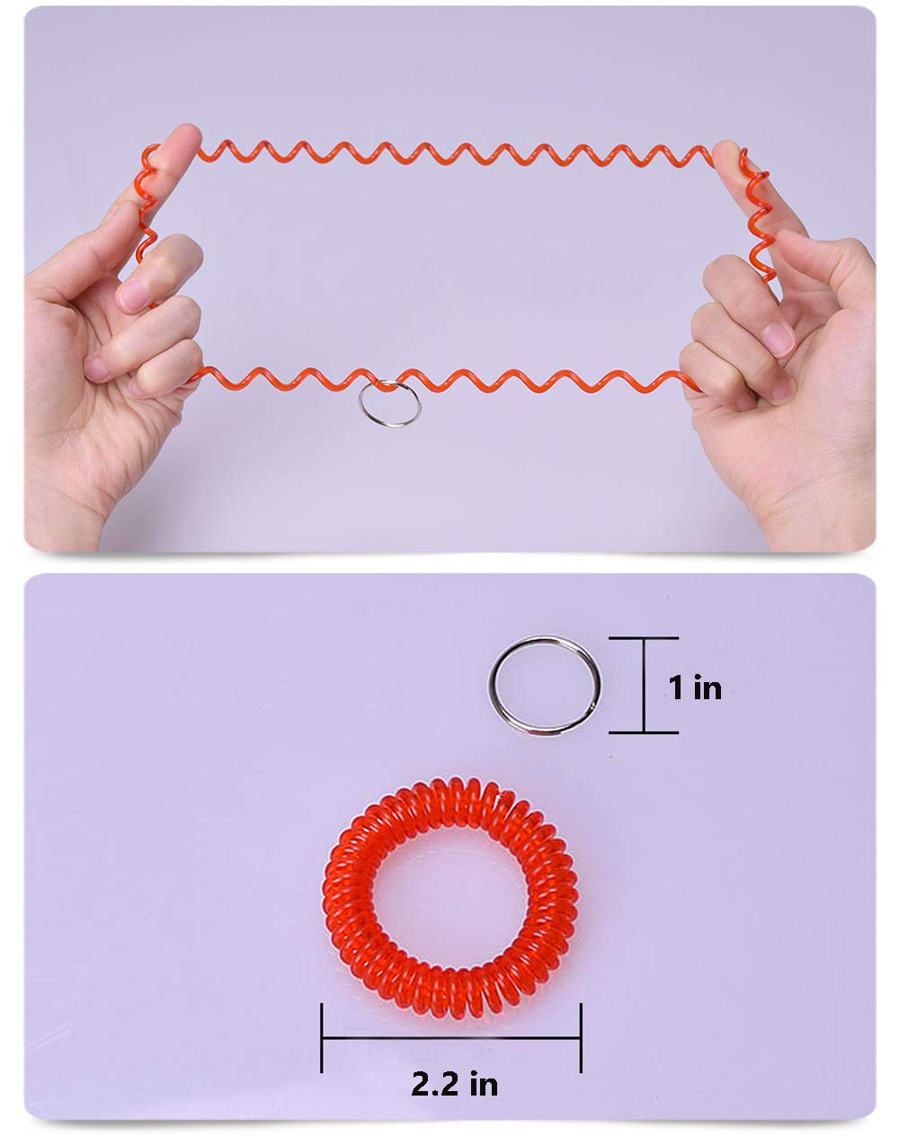 Aolalow spiral wristband close-up showing flexible material for comfortable wear