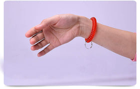 Aolalow wristband used for gym ID badge and keys
