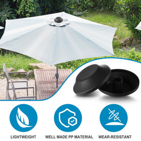 Aliceset durable PP tip caps protecting umbrella ends