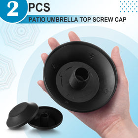 Aliceset outdoor umbrella top screw cap installed easily
