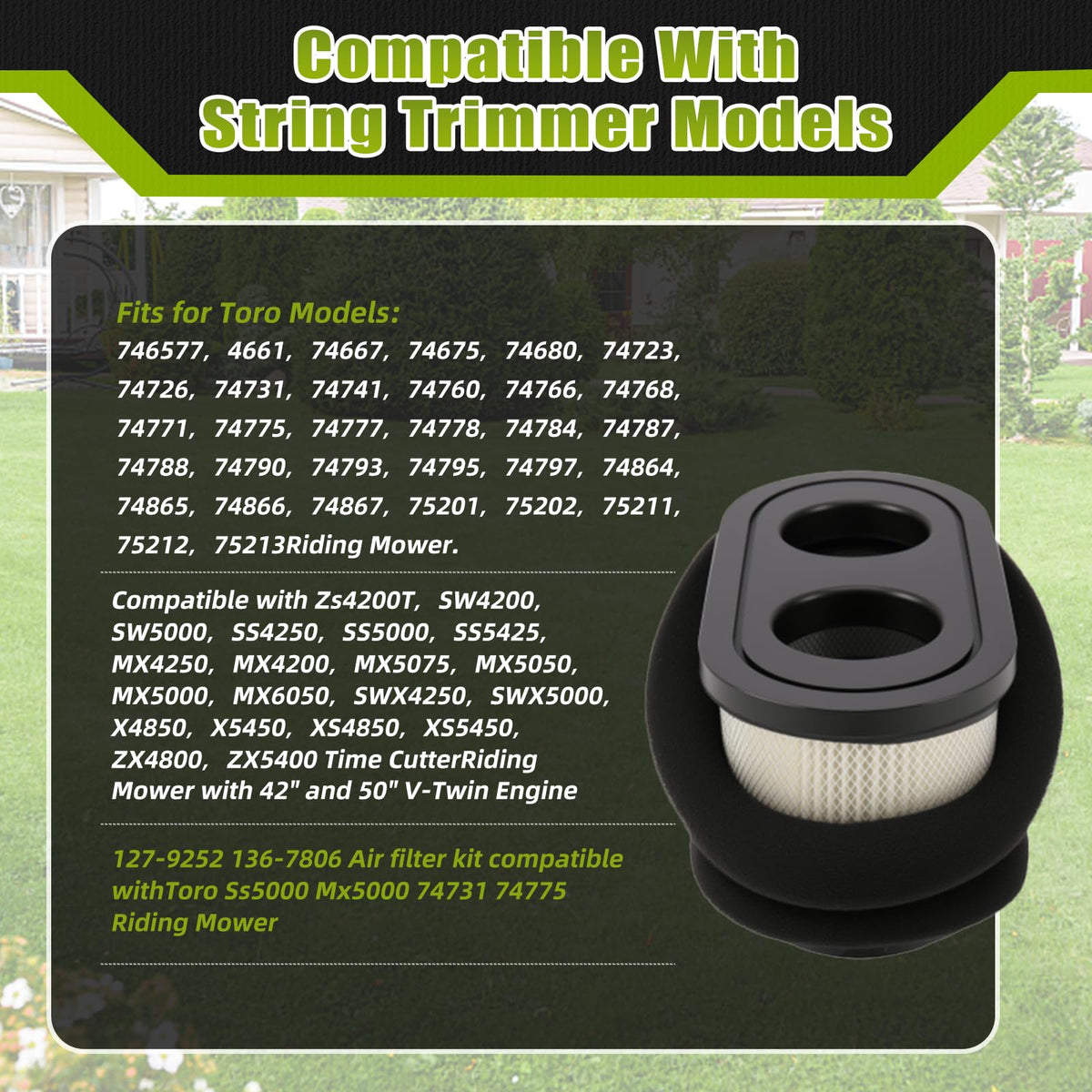 AOLKKSI fuel filter pack closeup for Toro TimeCutter