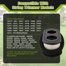 AOLKKSI fuel filter pack closeup for Toro TimeCutter