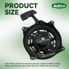 AOLKKSI pull-starter housing captures the durable design for reliable yard work.